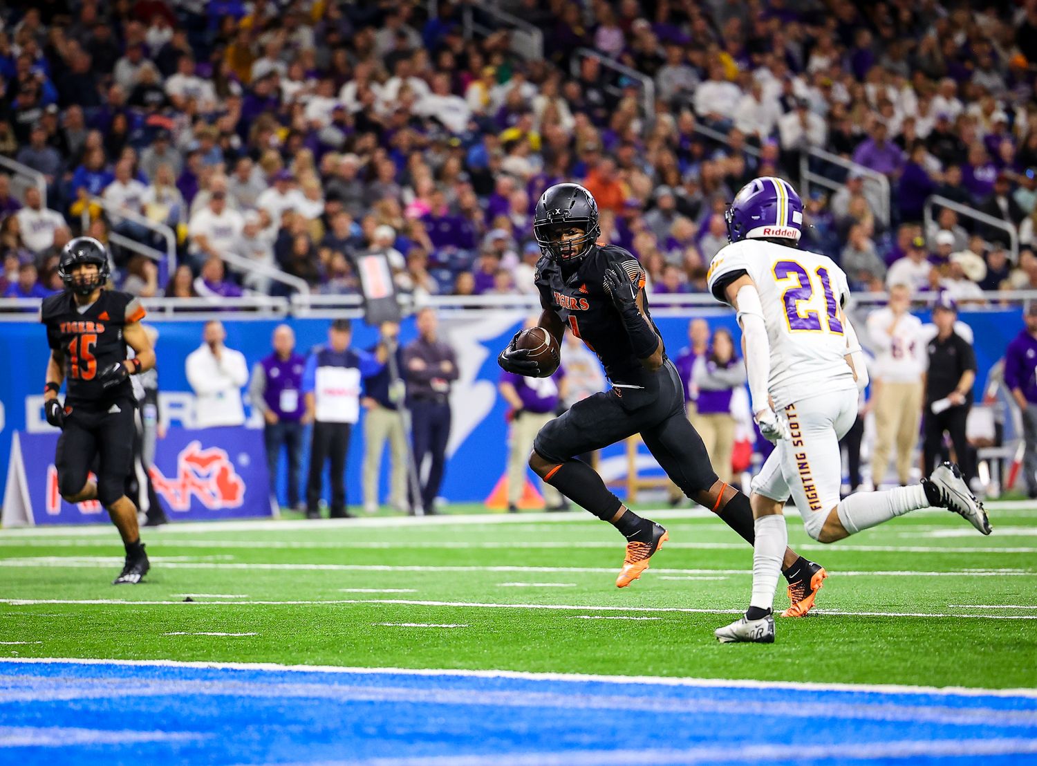 Michigan high school football: Belleville vs. Caledonia in the state championship from November 26, 2022.